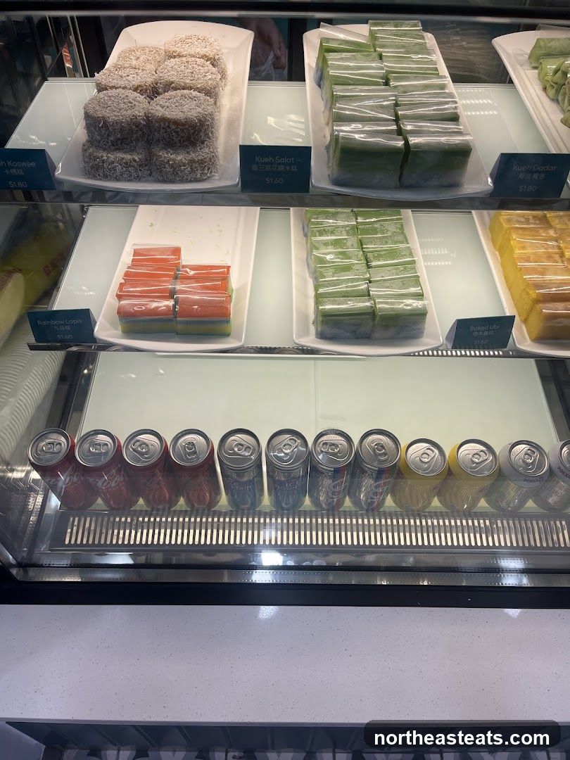 Dessert Display with Drinks
