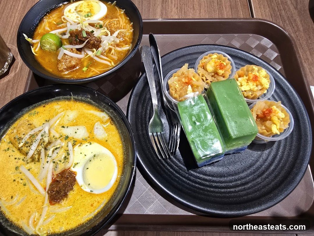 Noodle Soup and Desserts
