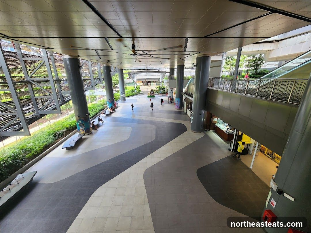 Modern Outdoor Shopping Area