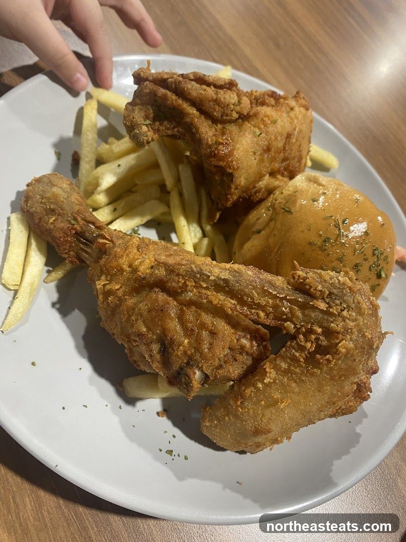 Fried Chicken and Fries