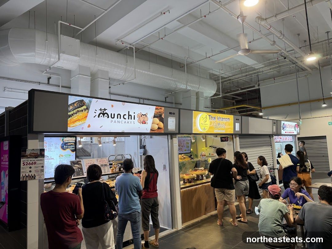 Food stalls in a hawker centre