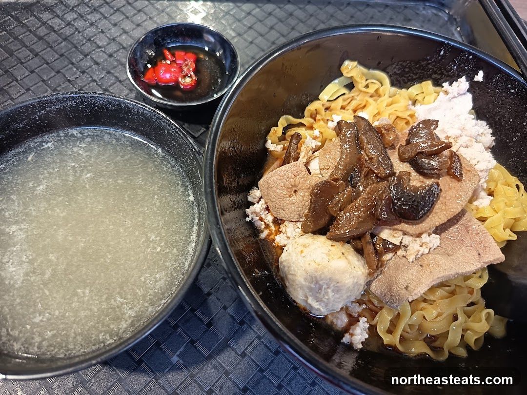Noodles with Toppings and Broth