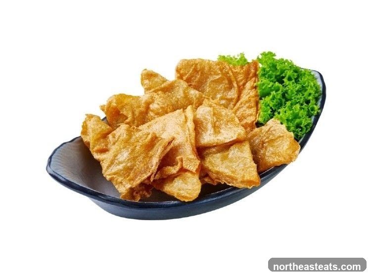Fried Tofu Skin Snack