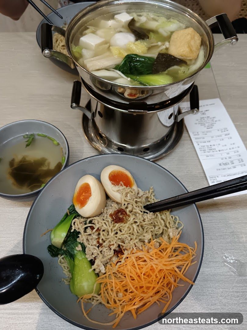 Noodle Dish and Hot Pot