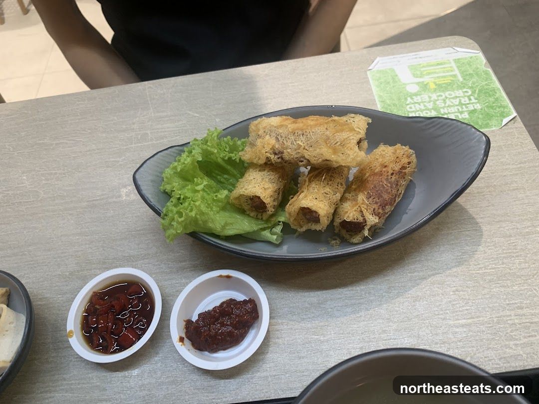 Fried Spring Rolls with Dipping Sauces