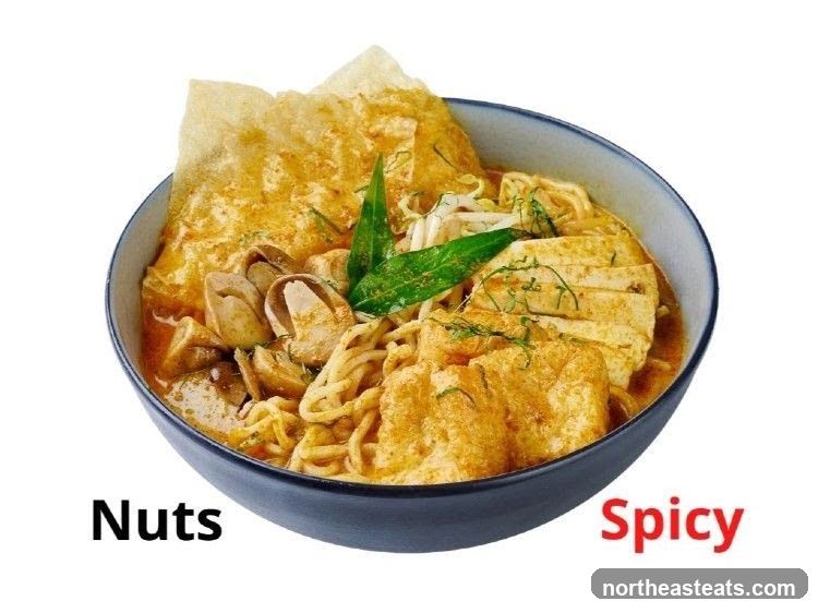 Nuts and Spicy Noodle Soup