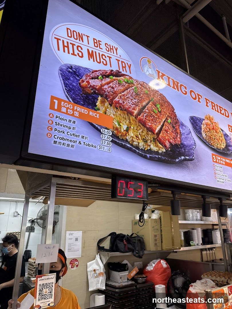 King of Fried Rice Menu