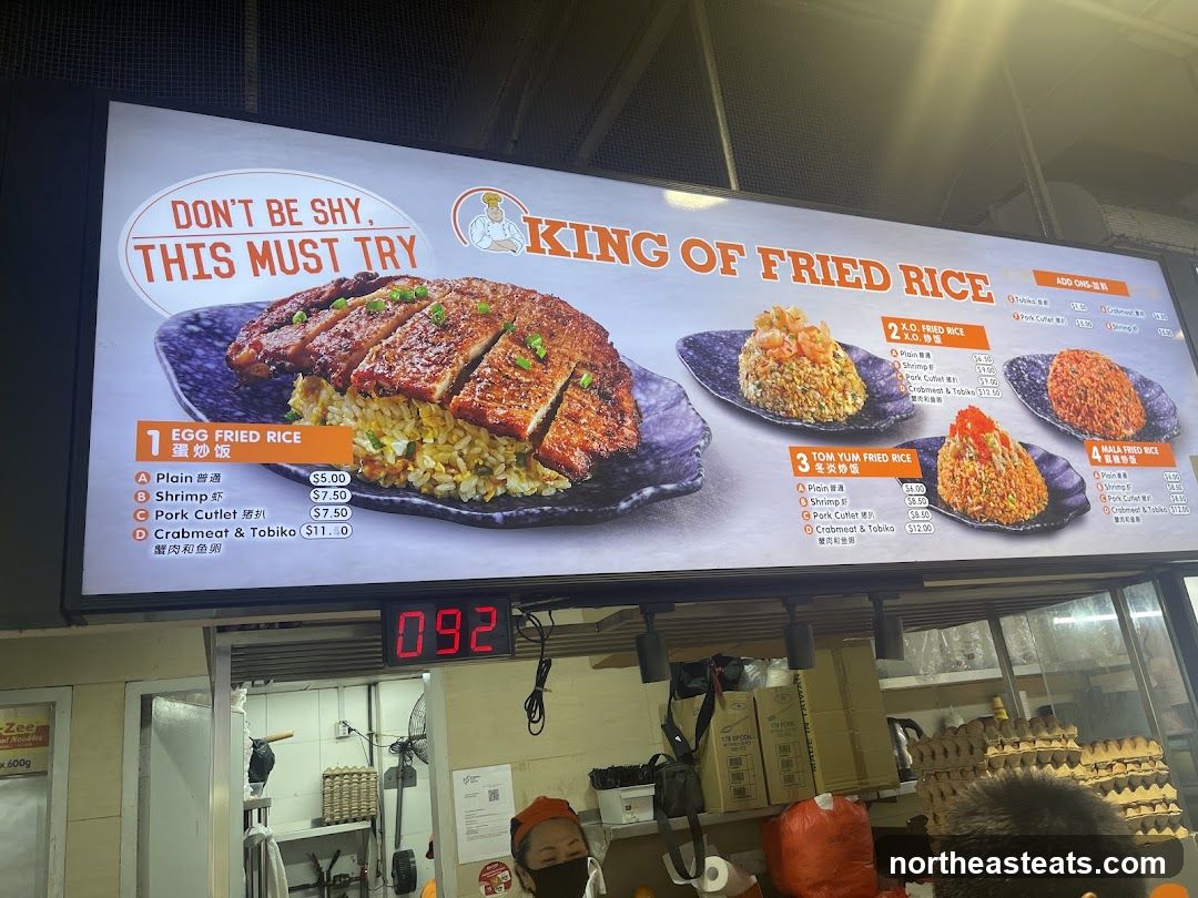 King of Fried Rice Menu