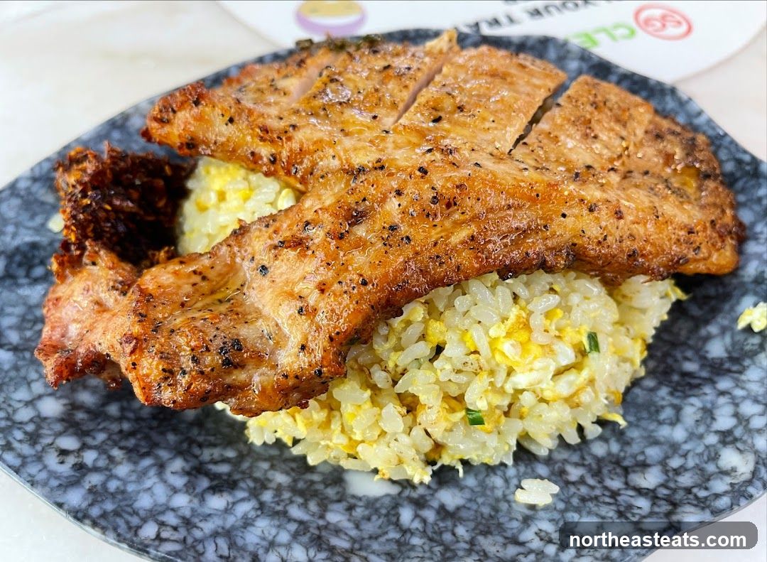 Pork Chop with Fried Rice
