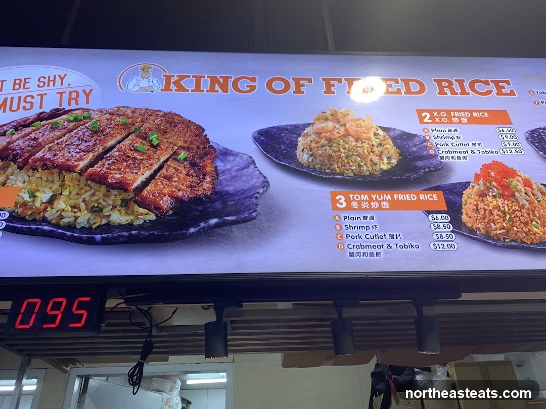 King of Fried Rice Menu