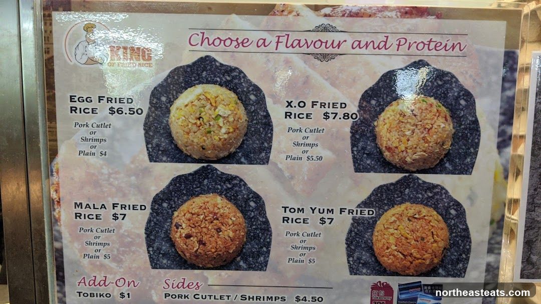 King of Fried Rice Menu