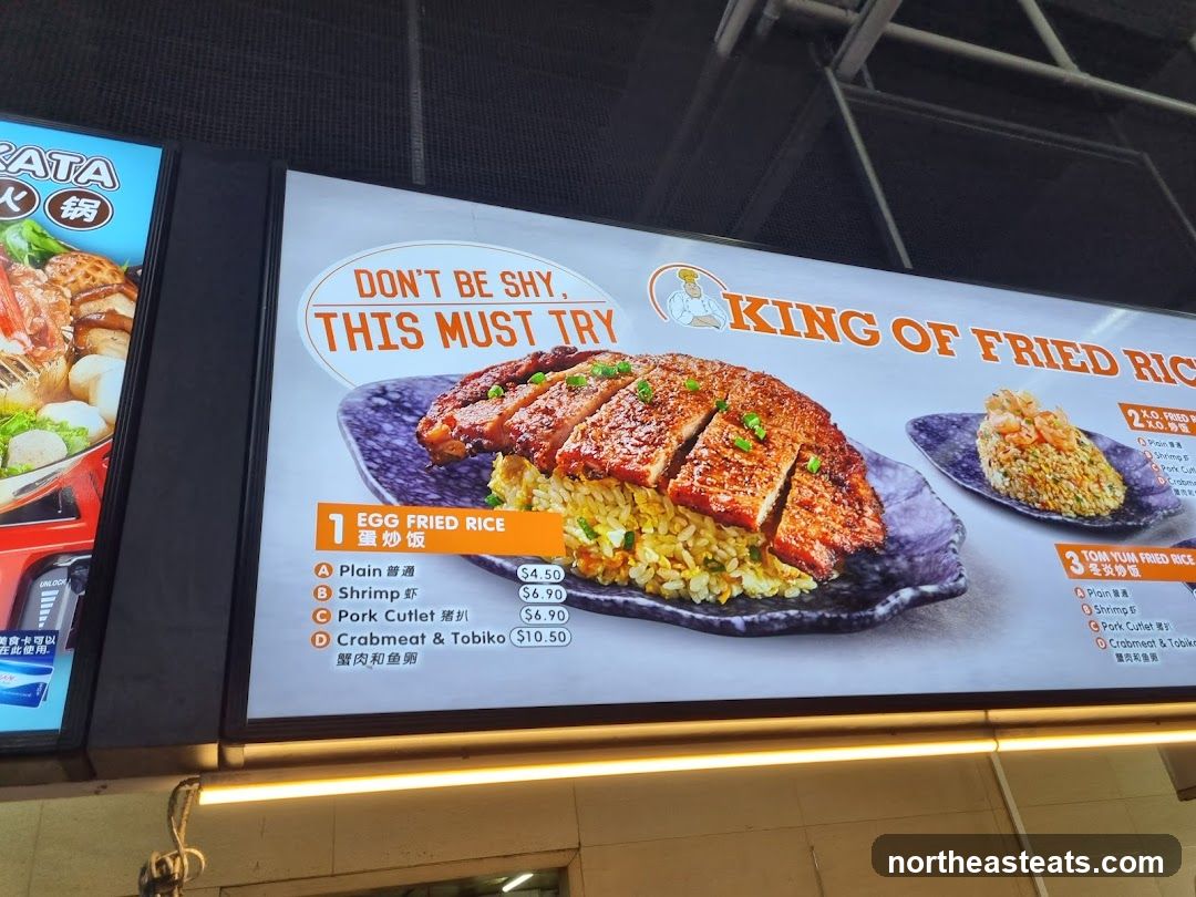 King of Fried Rice Menu