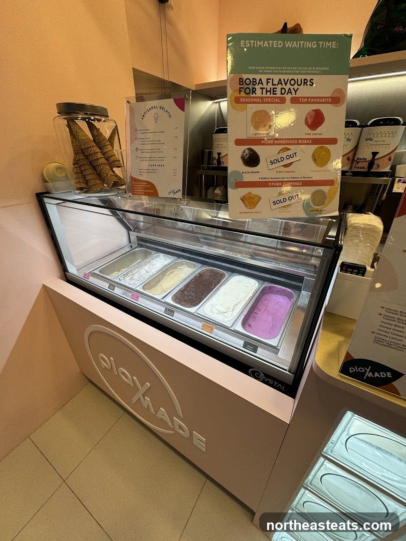 Ice Cream and Boba Shop Display