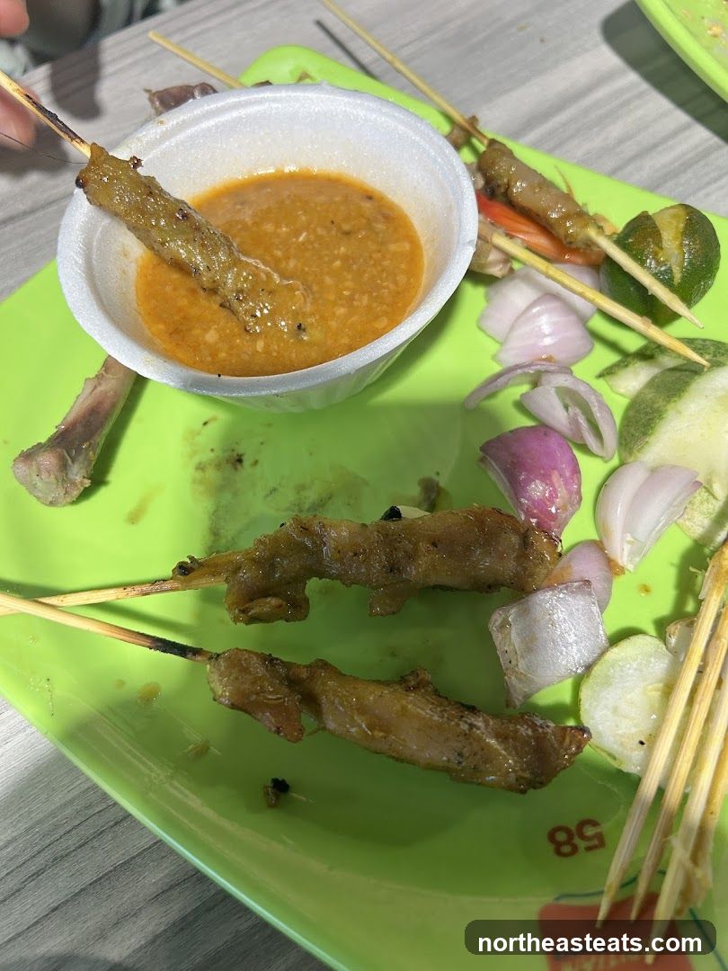 Satay Skewers with Peanut Sauce