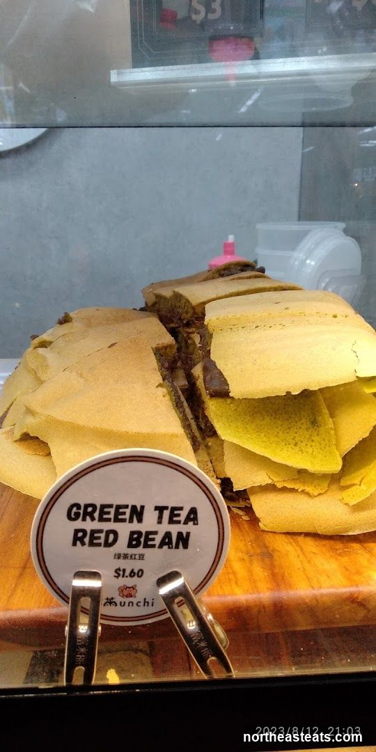 Green Tea Red Bean Pancake