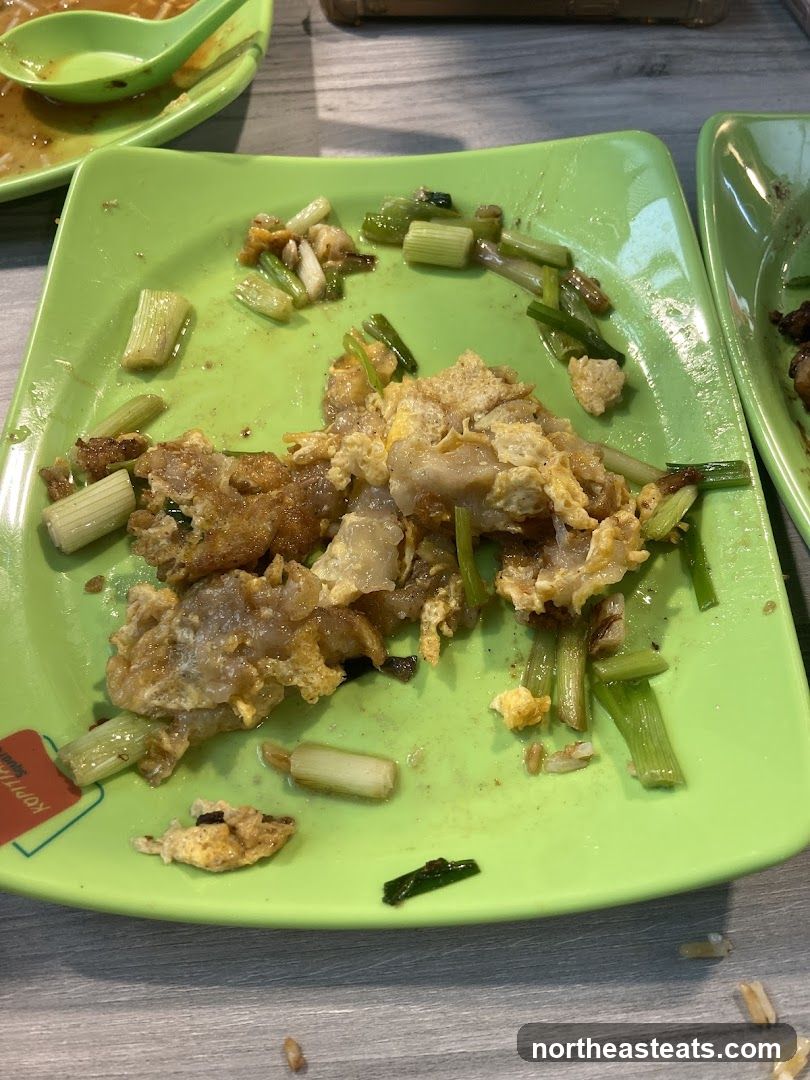 Scrambled Eggs with Vegetables on a Plate