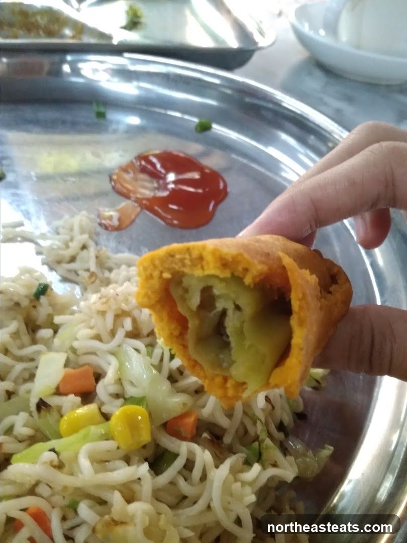 Fried Snack with Noodles