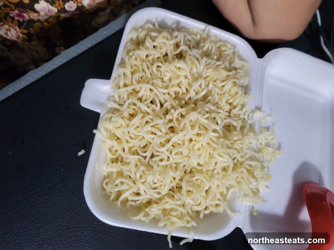 Noodles in a Takeout Container