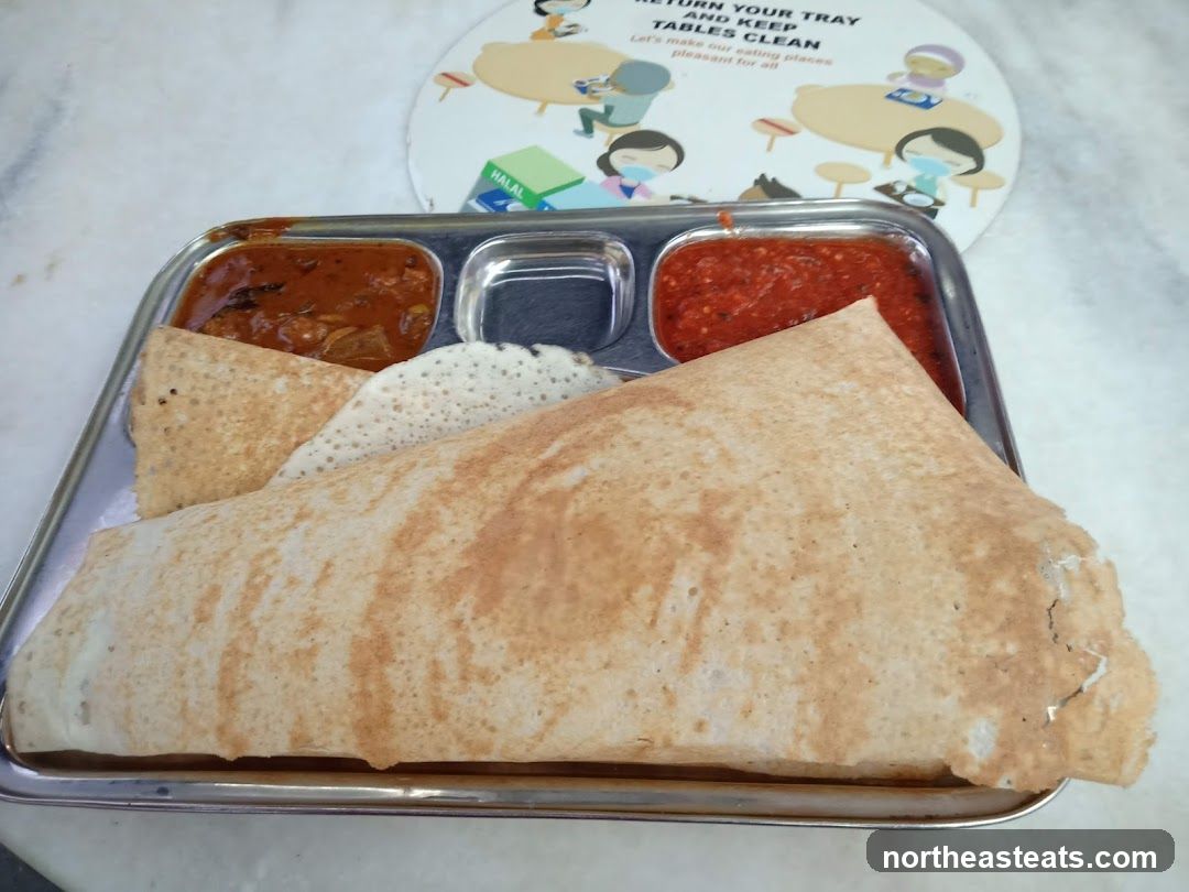 Dosa with Curries
