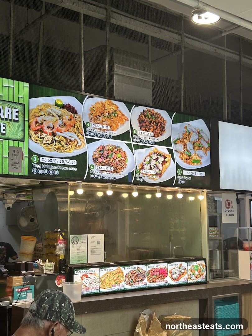 Food Stall Menu Display