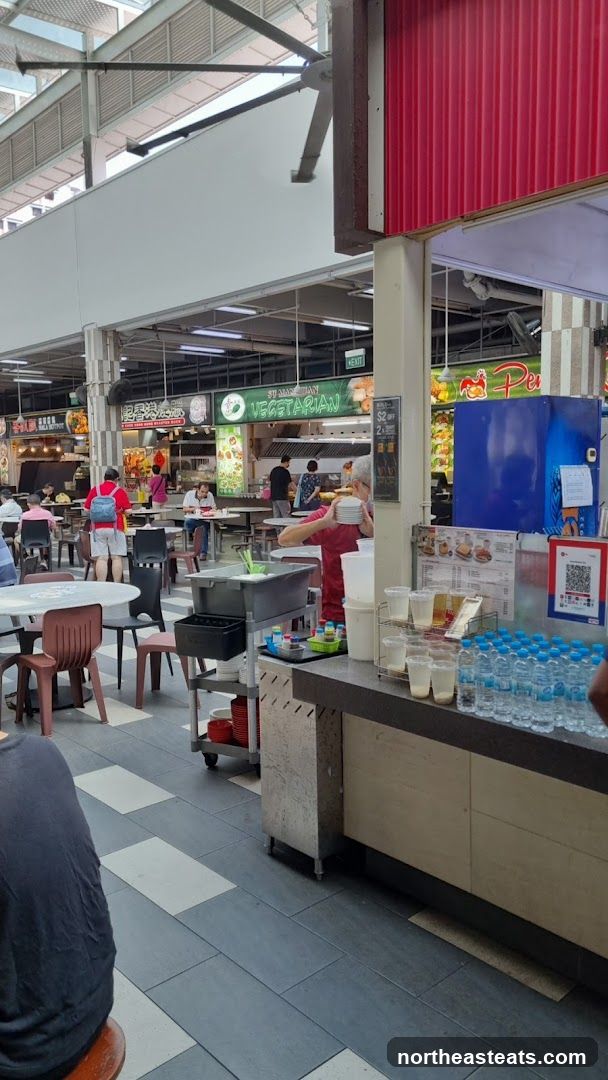 Food court with various stalls