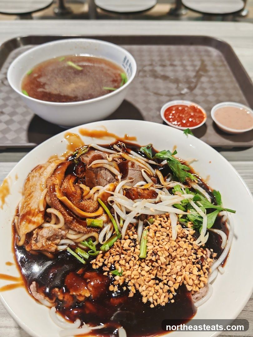 Noodles with Meat and Broth