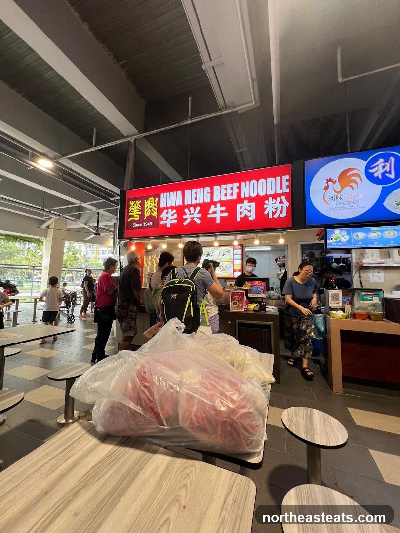 Food Stall with Signage