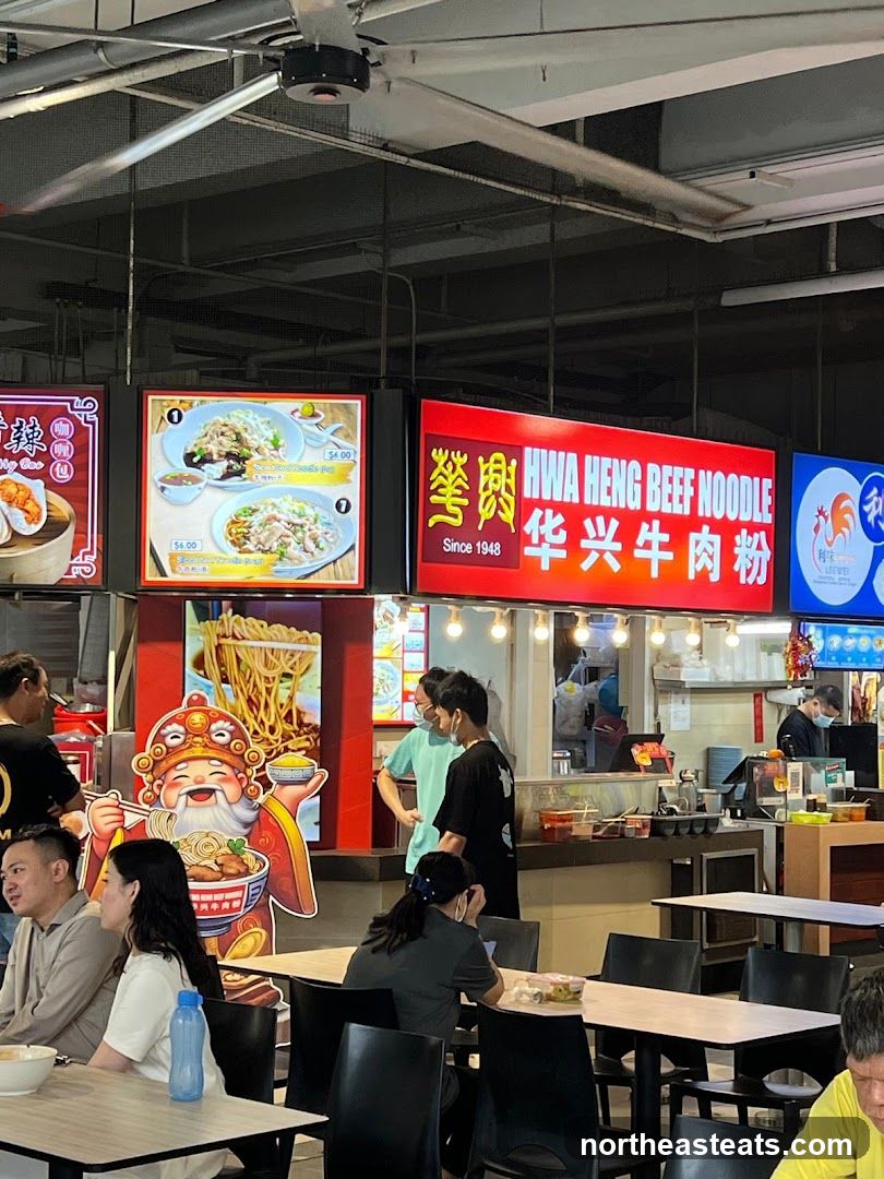 Food Stall with Beef Noodles