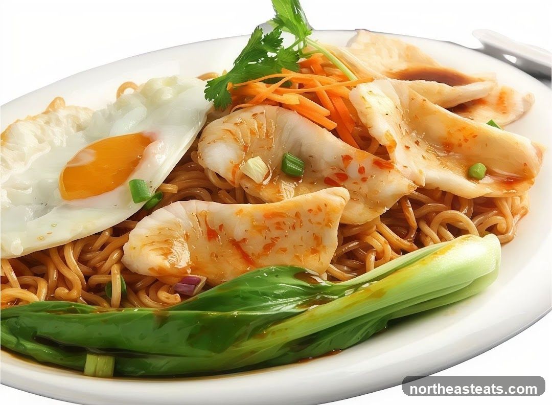 Noodles with Fish and Egg