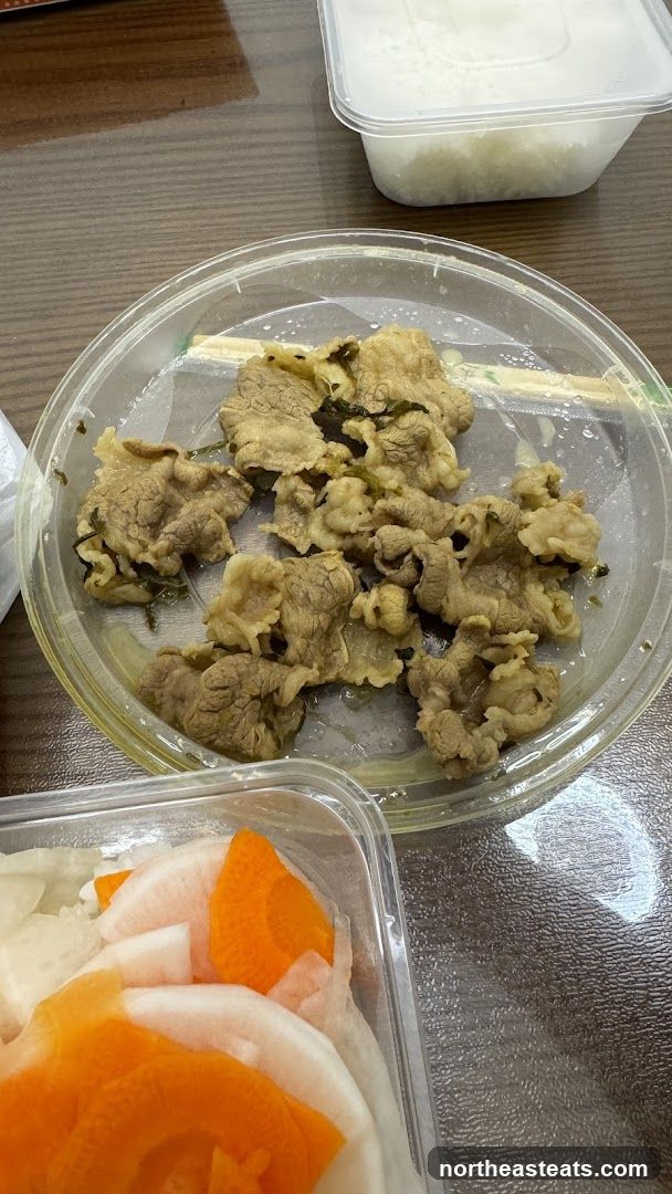 Beef and Pickled Vegetables