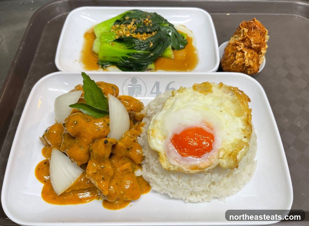 Meal with Rice and Vegetables