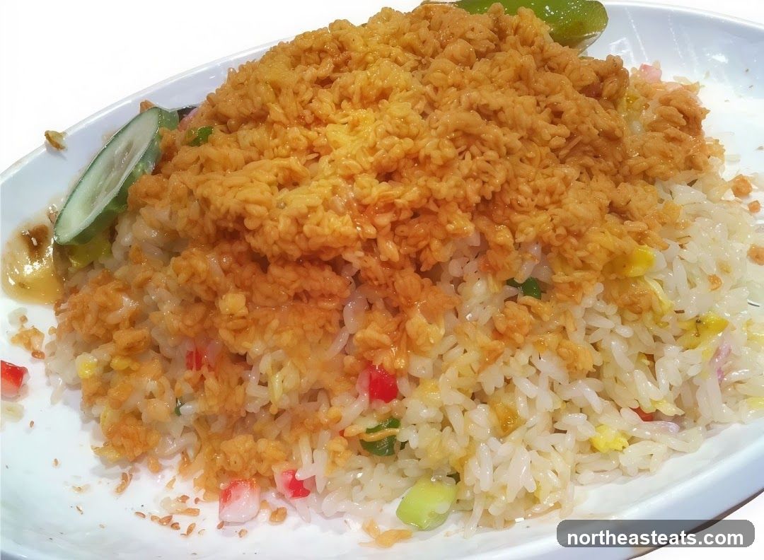 Fried Rice with Crispy Topping