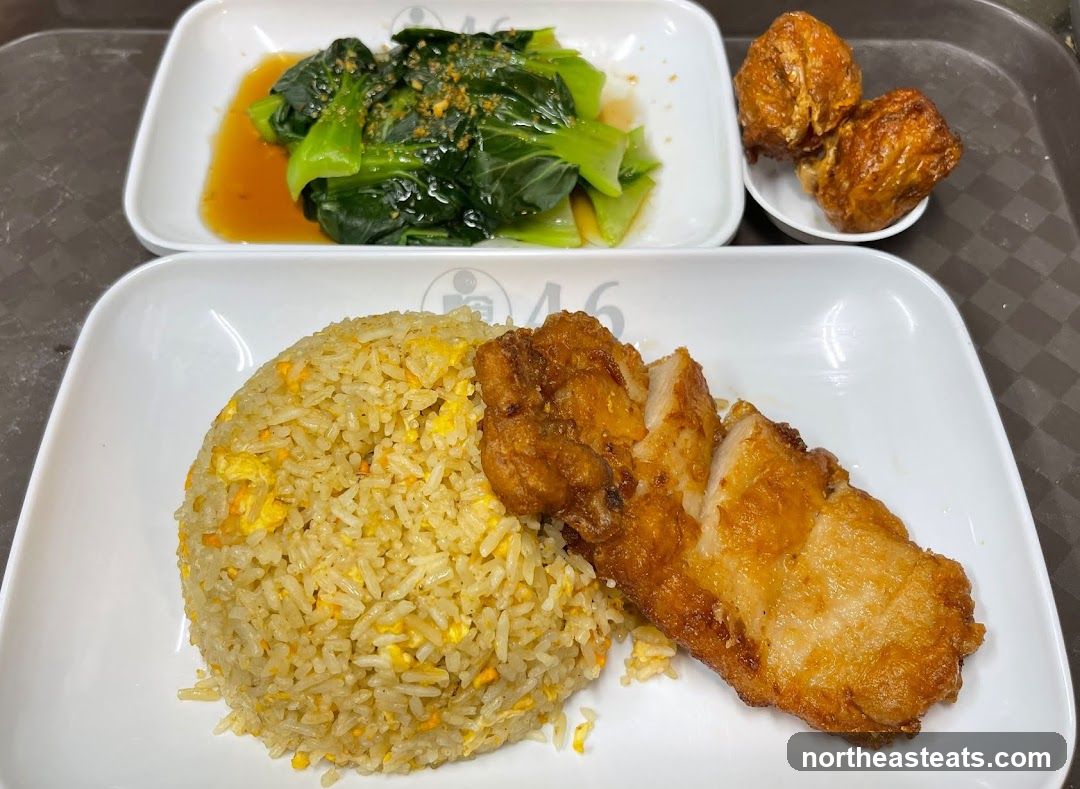 Fried Rice with Pork and Vegetables
