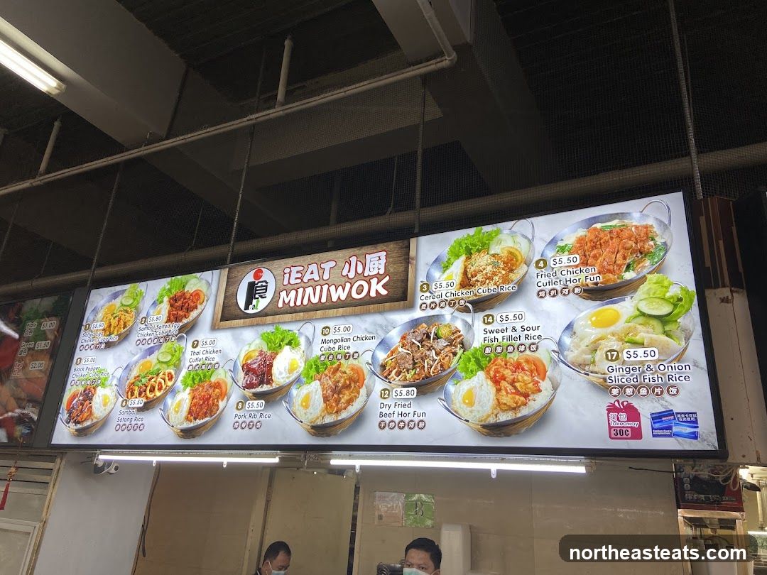 i EAT MINIWOK Menu