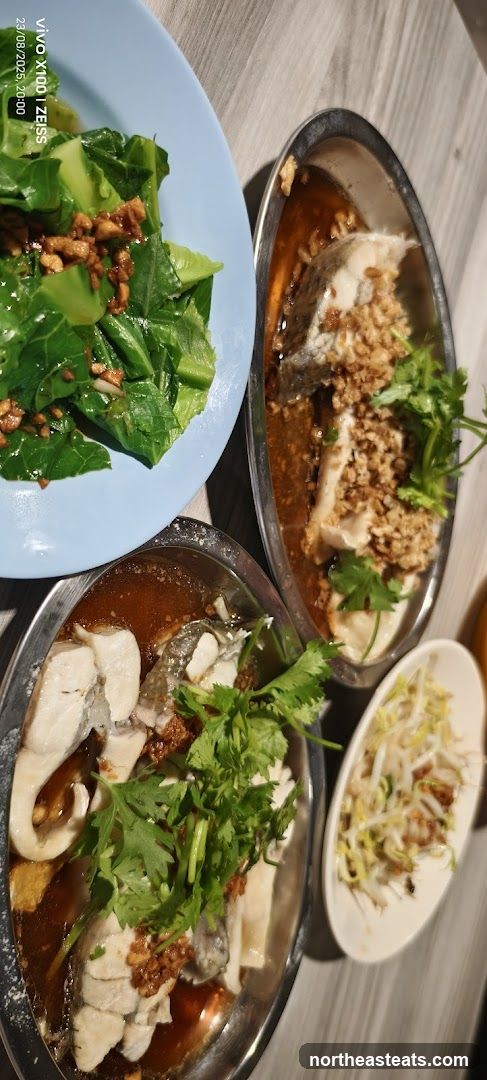 Steamed Fish and Vegetables