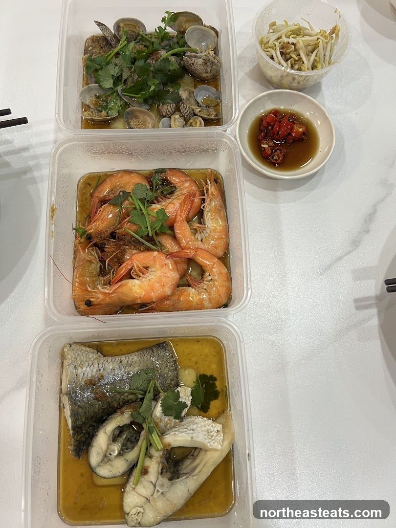 Takeaway Seafood and Fish Dishes