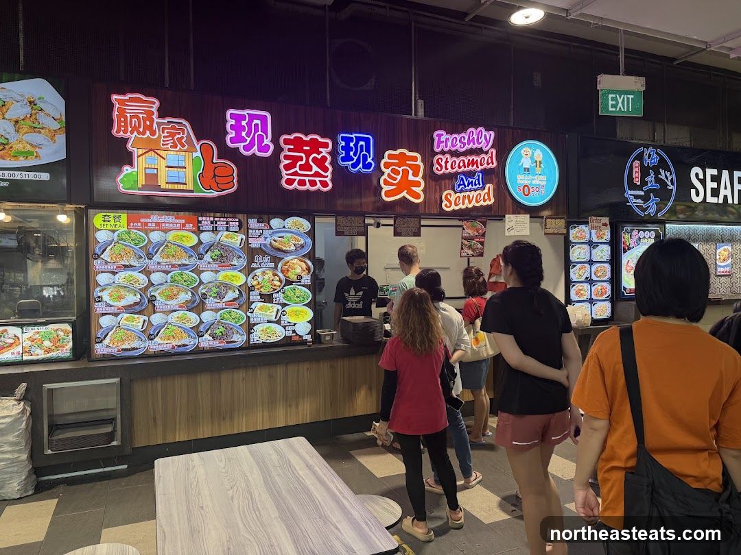 Food Stall with Menu Displays