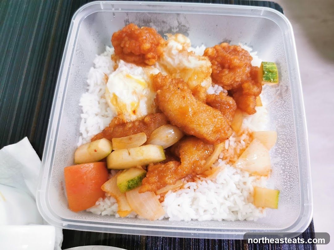 Sweet and Sour Chicken Rice