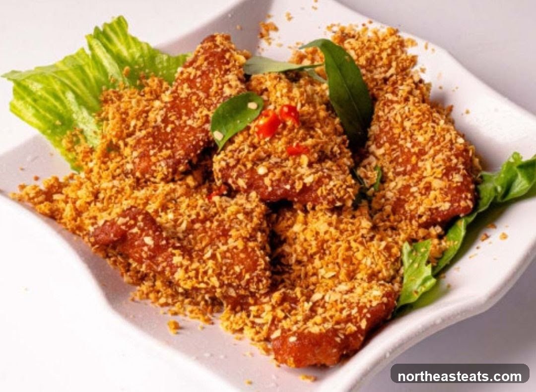 Fried Fish with Crispy Topping