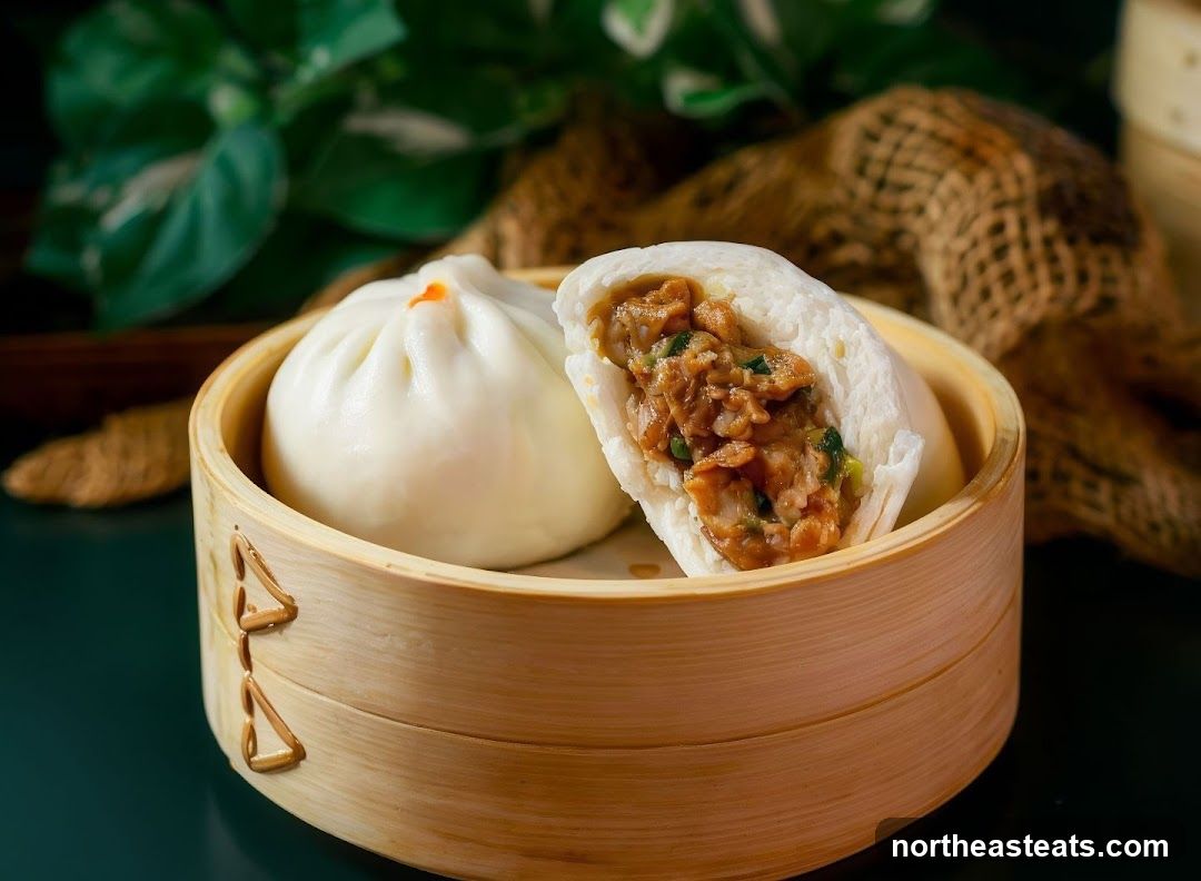 Steamed Buns with Savory Filling