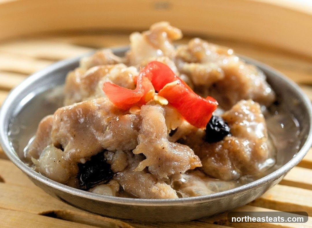 Steamed Pork Ribs with Black Bean Sauce