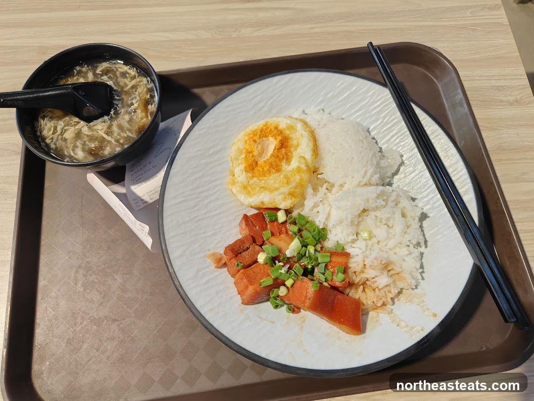 Meal with Rice and Pork