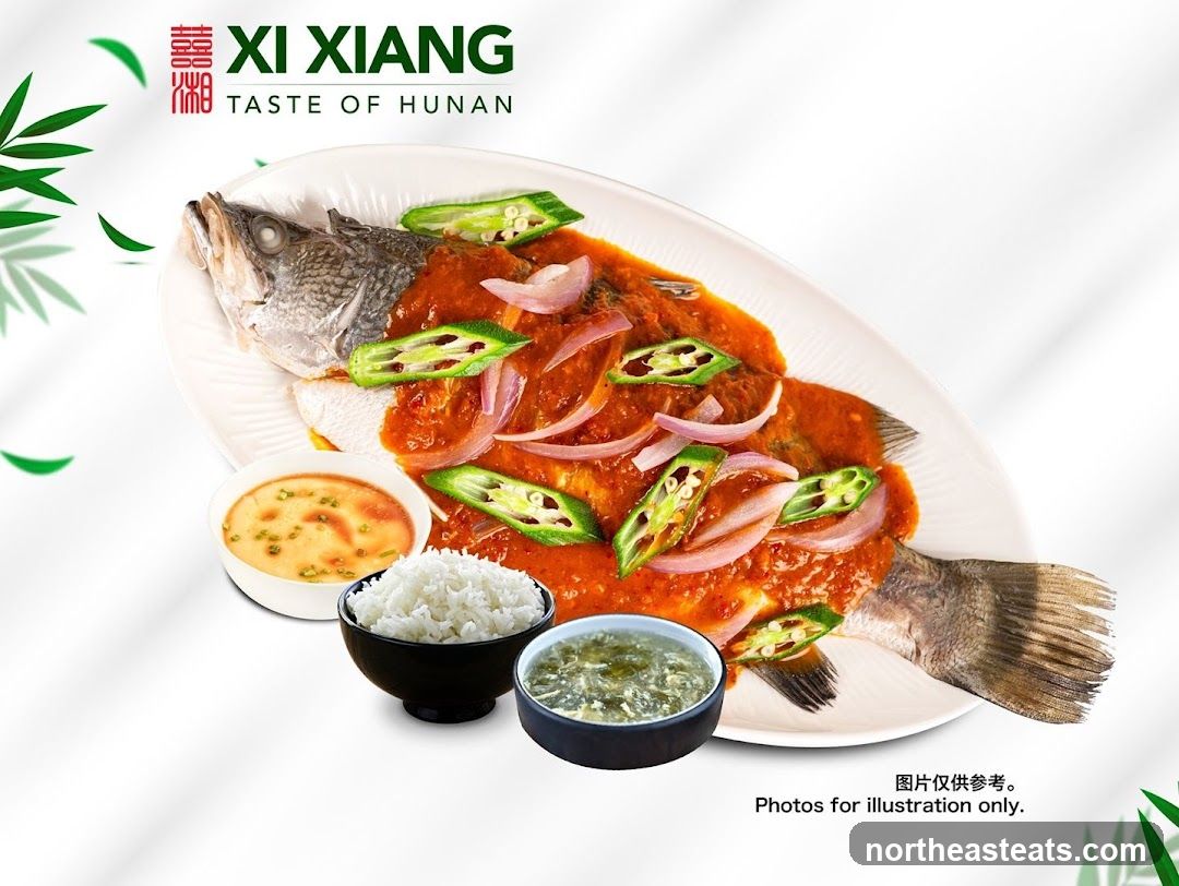 Steamed Fish with Hunan Sauce