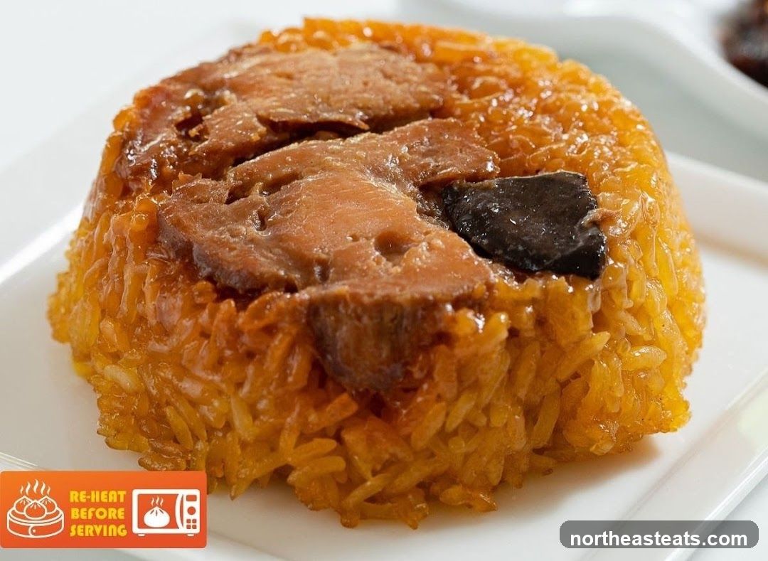 Steamed Sticky Rice with Meat