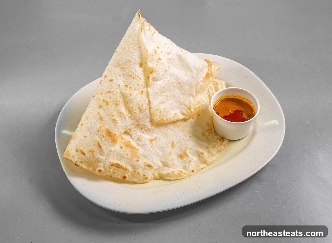 Roti Canai with Curry