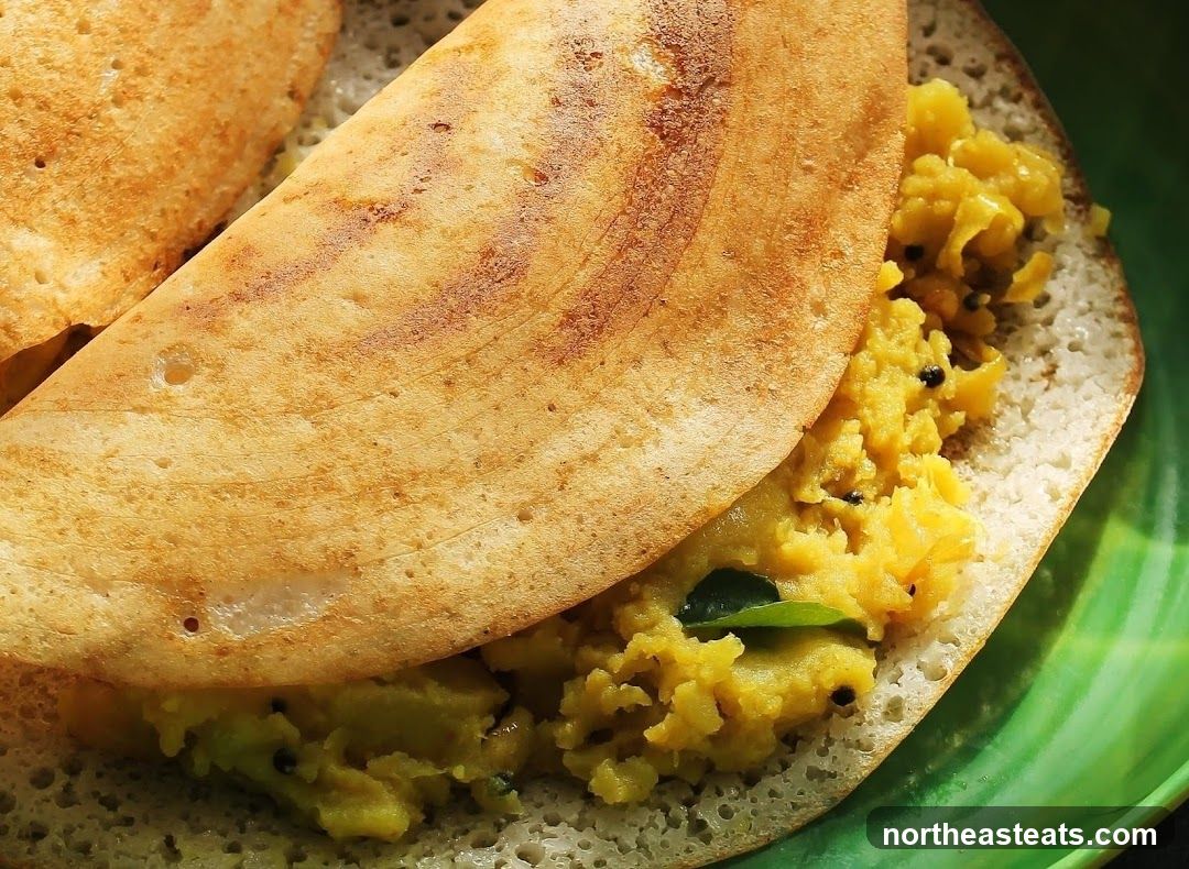 Dosa with Potato Filling