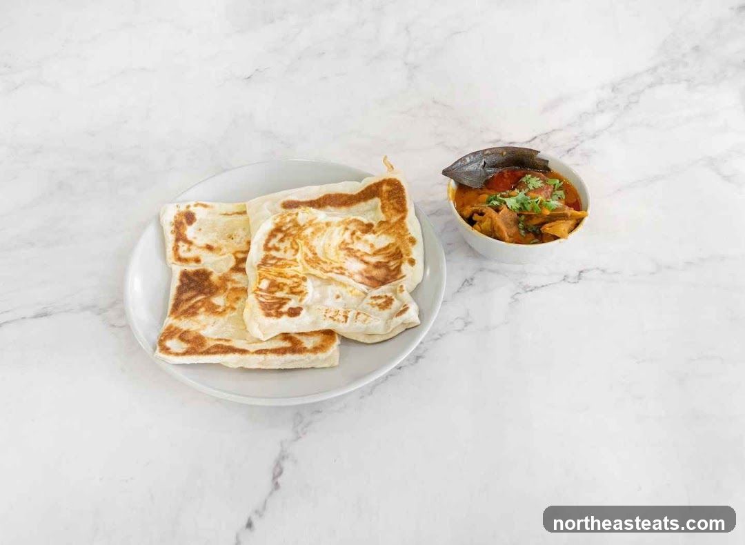 Roti Canai with Curry