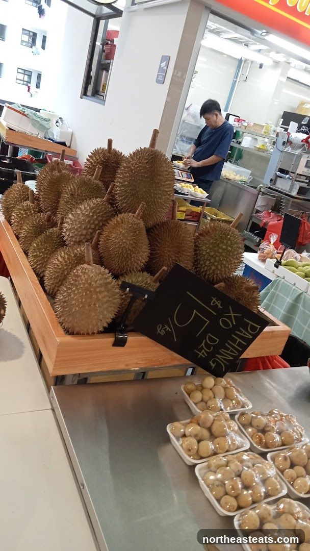 Durian and Longan Display
