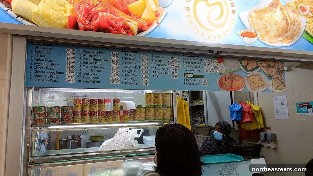 Prata Paradise Menu