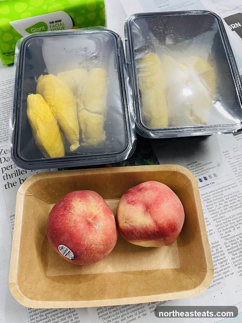 Durian and Peaches
